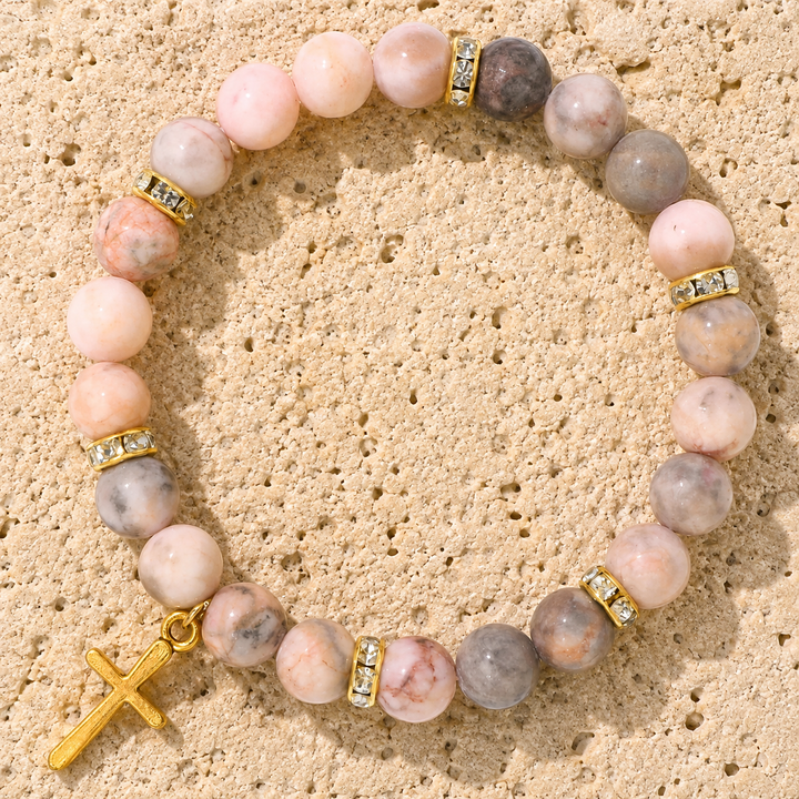 Amazing Grace Pink Jasper Bracelet