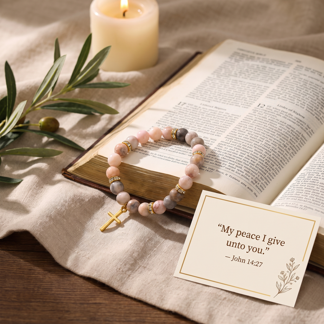 Amazing Grace Pink Jasper Bracelet