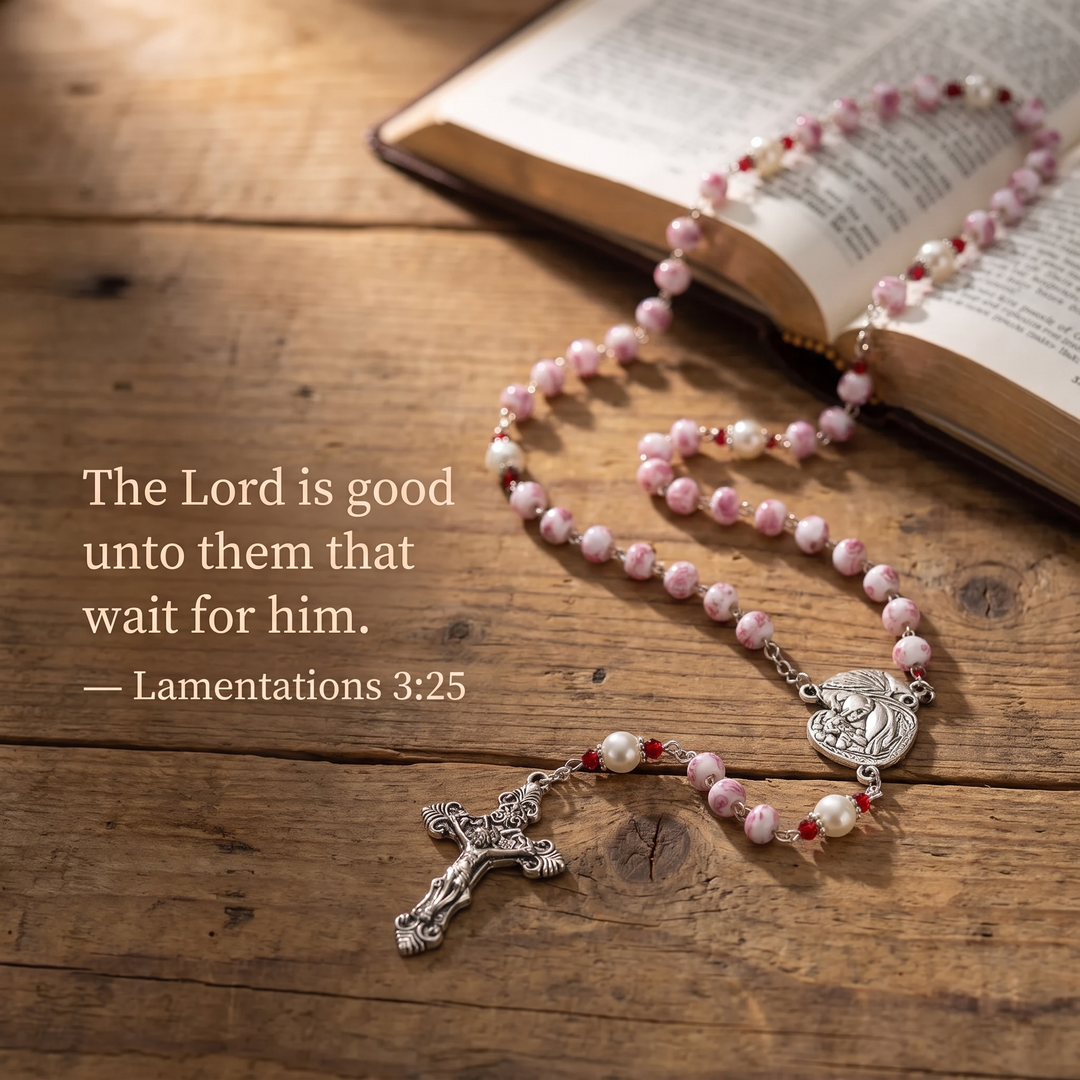 Blessed Rose Bead Rosary