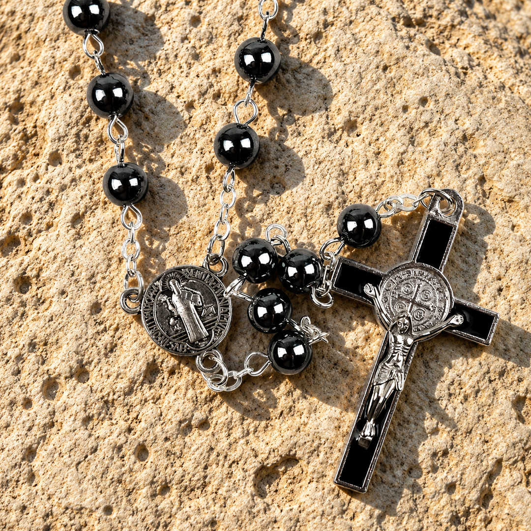 Devotion Black Rosary