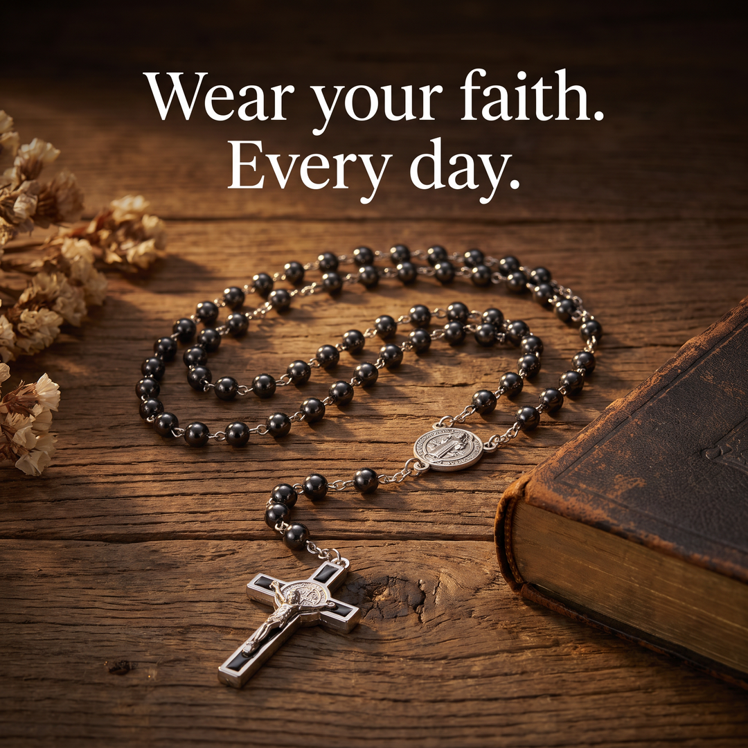 Devotion Black Rosary