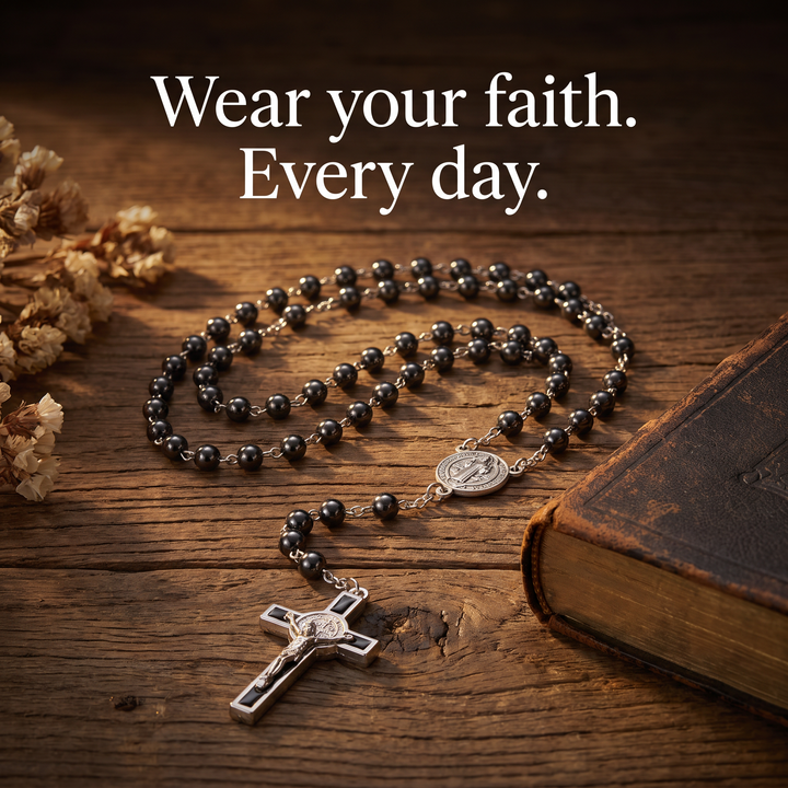 Devotion Black Rosary