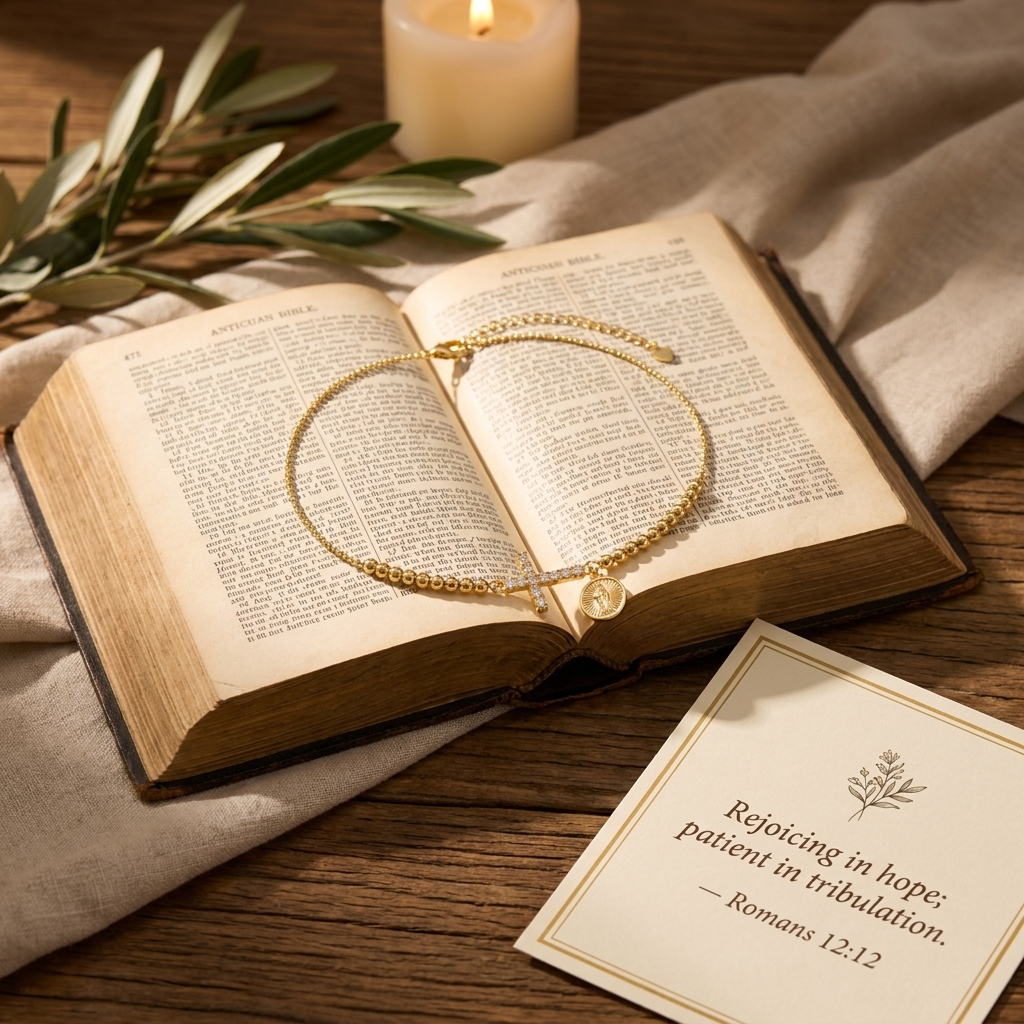Blessed Cross Beaded Bracelet