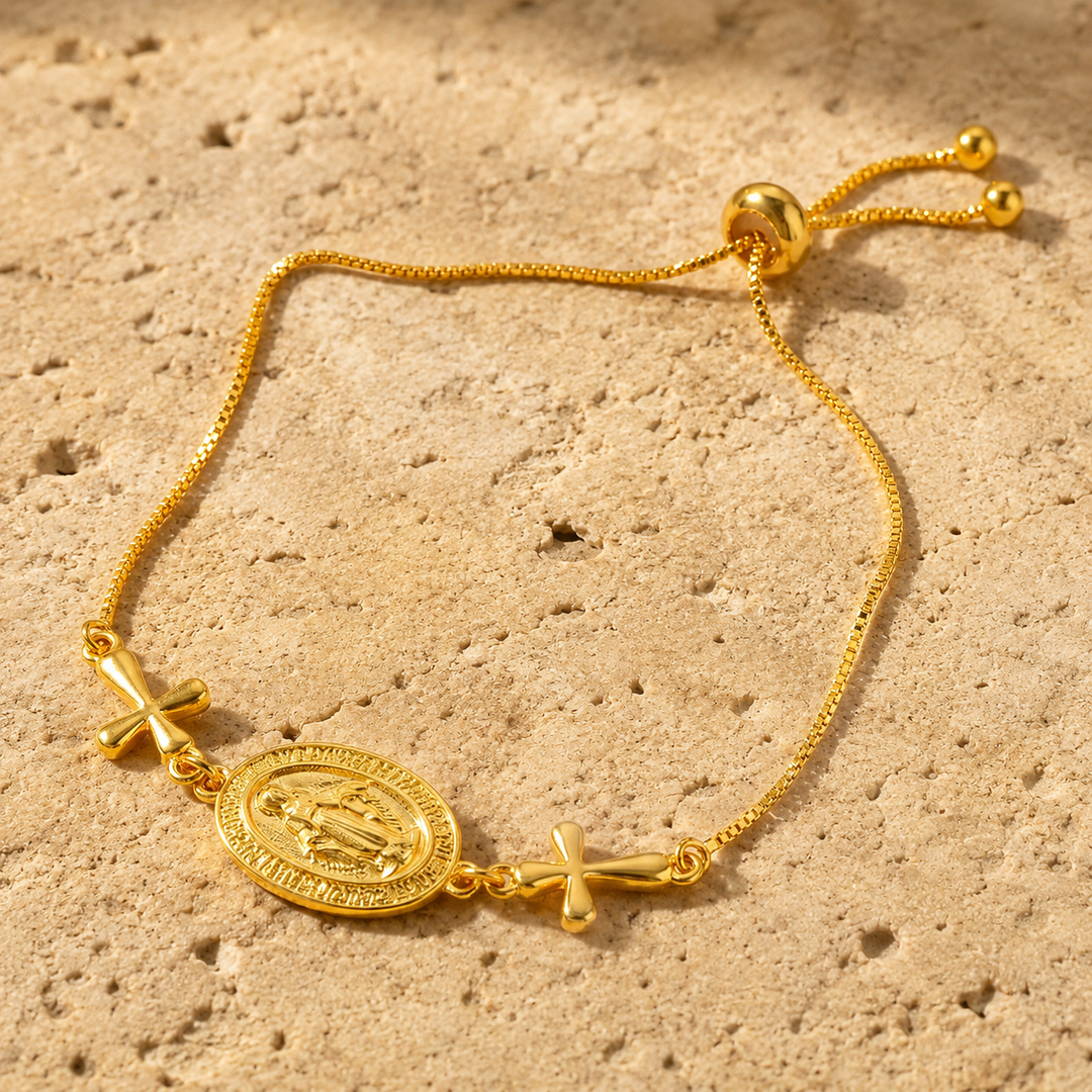 Blessed Guadalupe Cross Bracelet