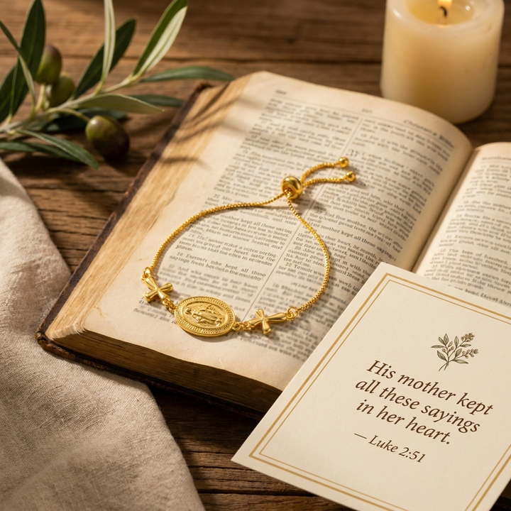 Blessed Guadalupe Cross Bracelet