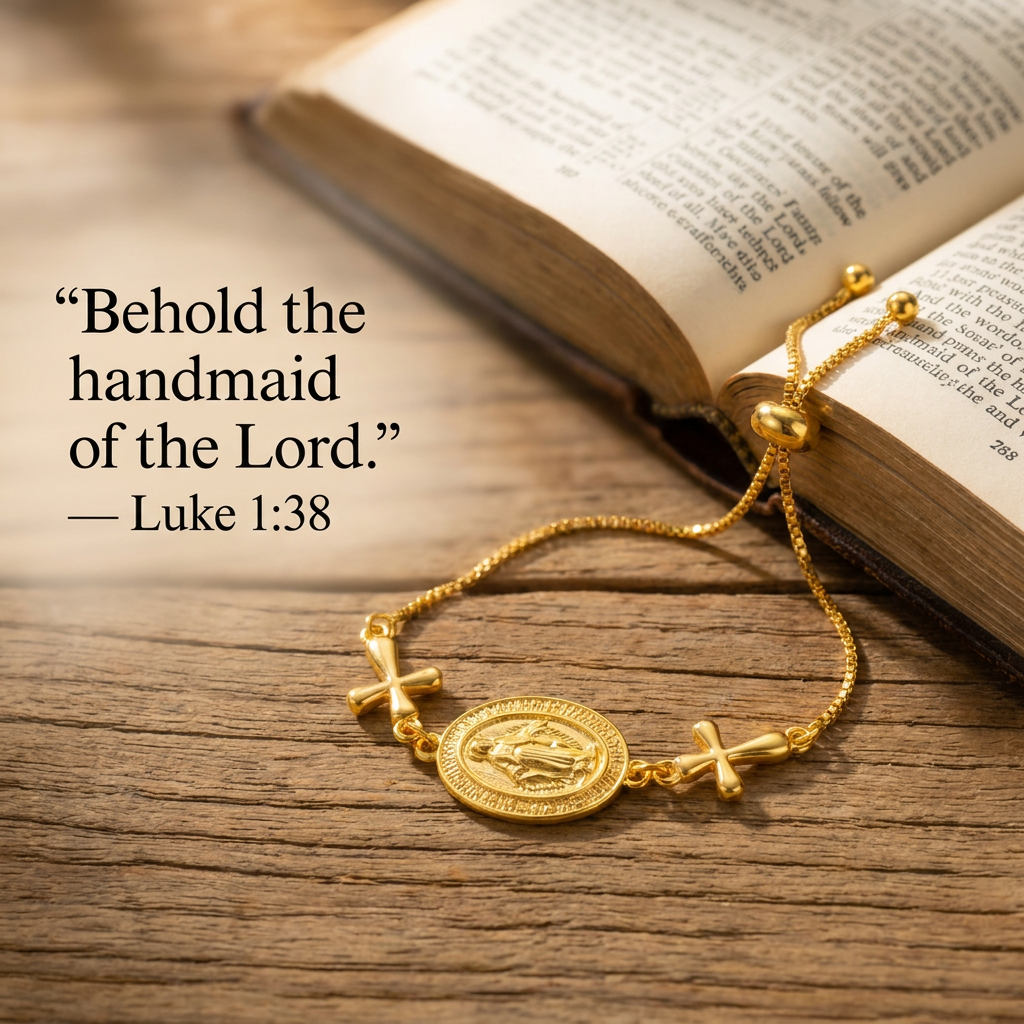 Blessed Guadalupe Cross Bracelet