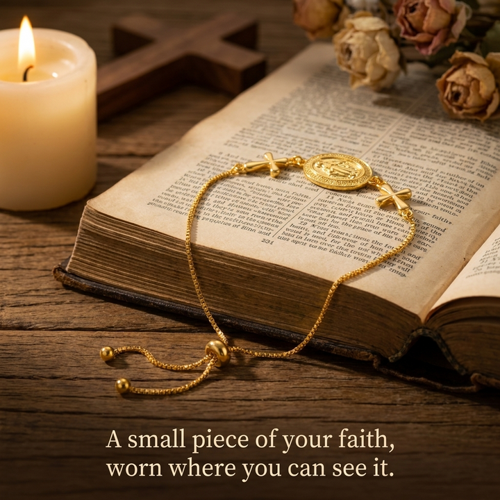 Blessed Guadalupe Cross Bracelet