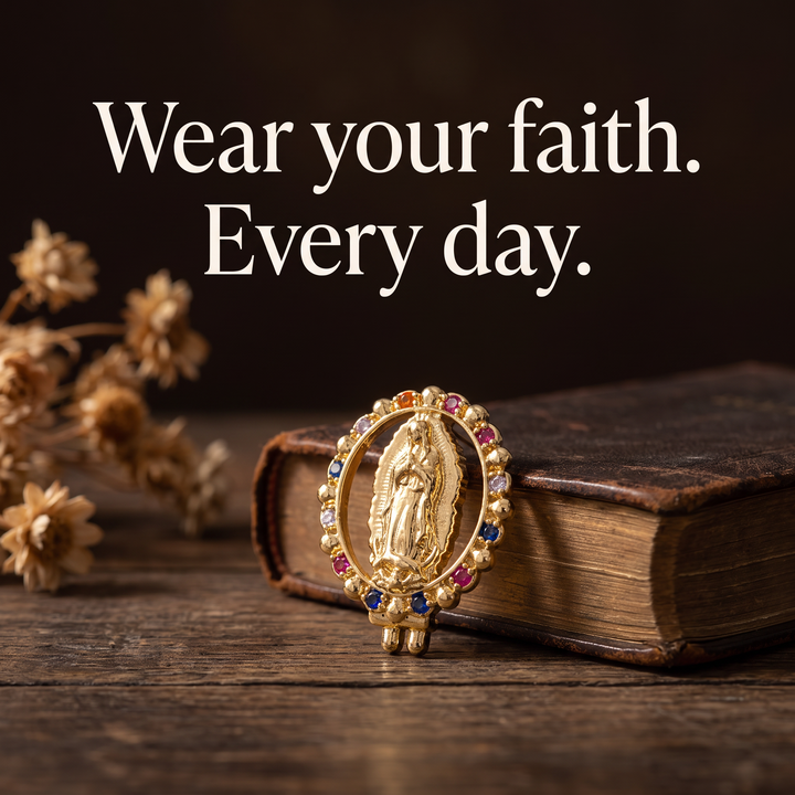 Blessed Multicolor Guadalupe Earrings
