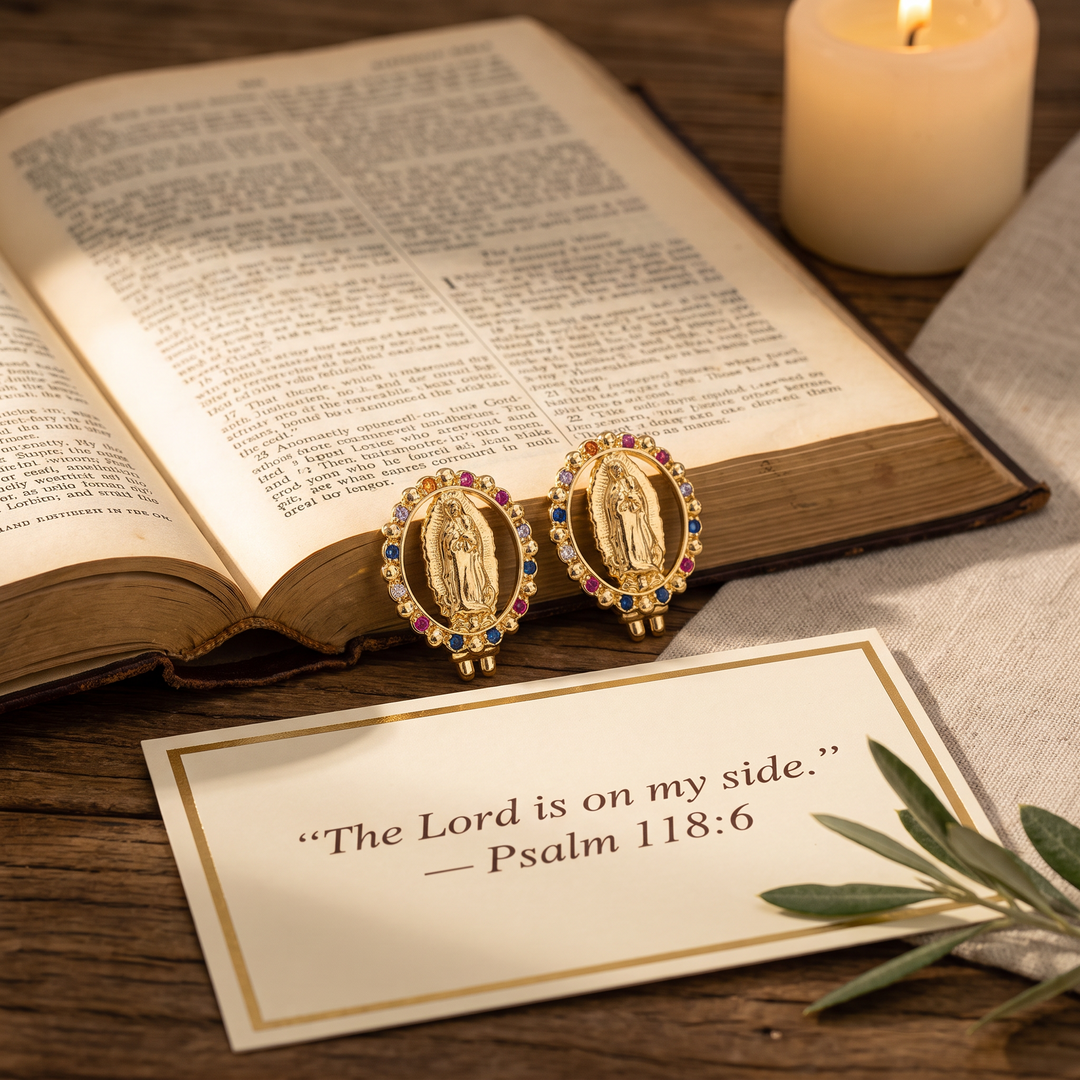 Blessed Multicolor Guadalupe Earrings