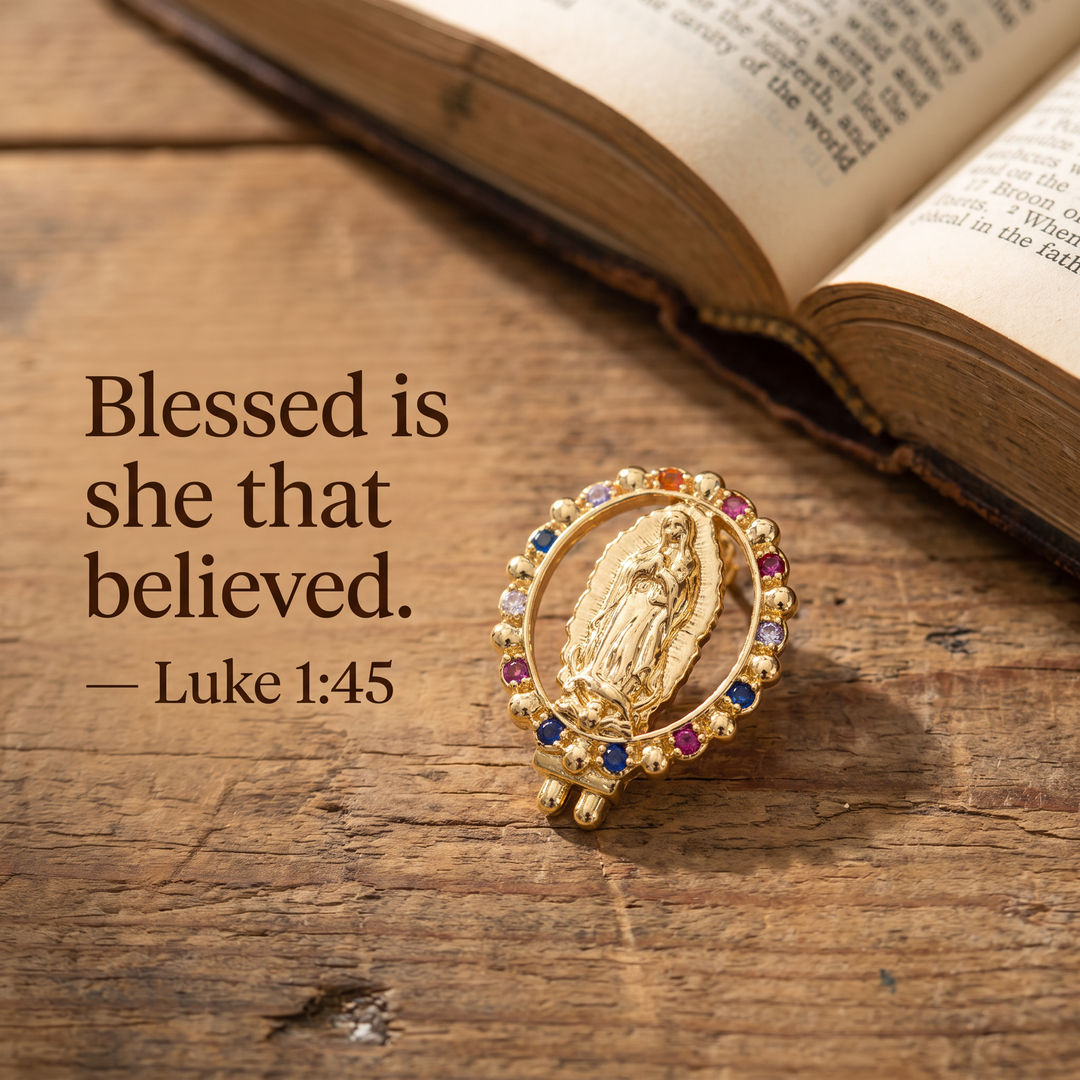 Blessed Multicolor Guadalupe Earrings
