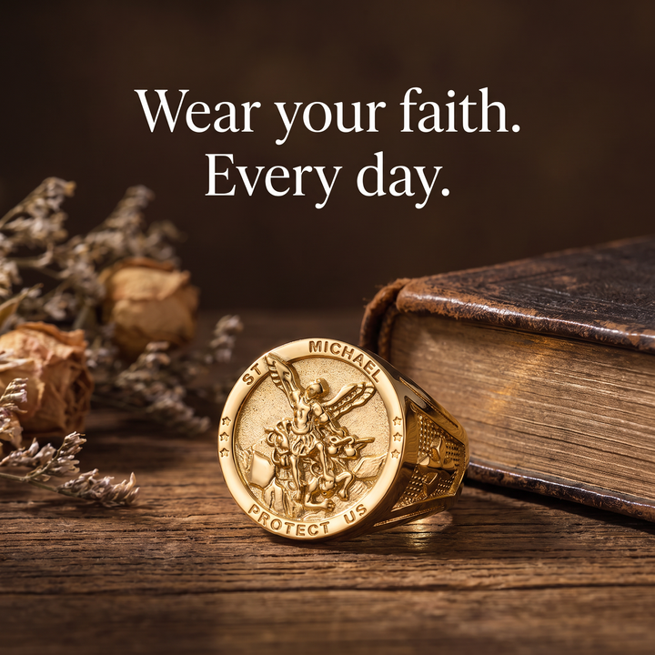 Blessed St Michael Ring