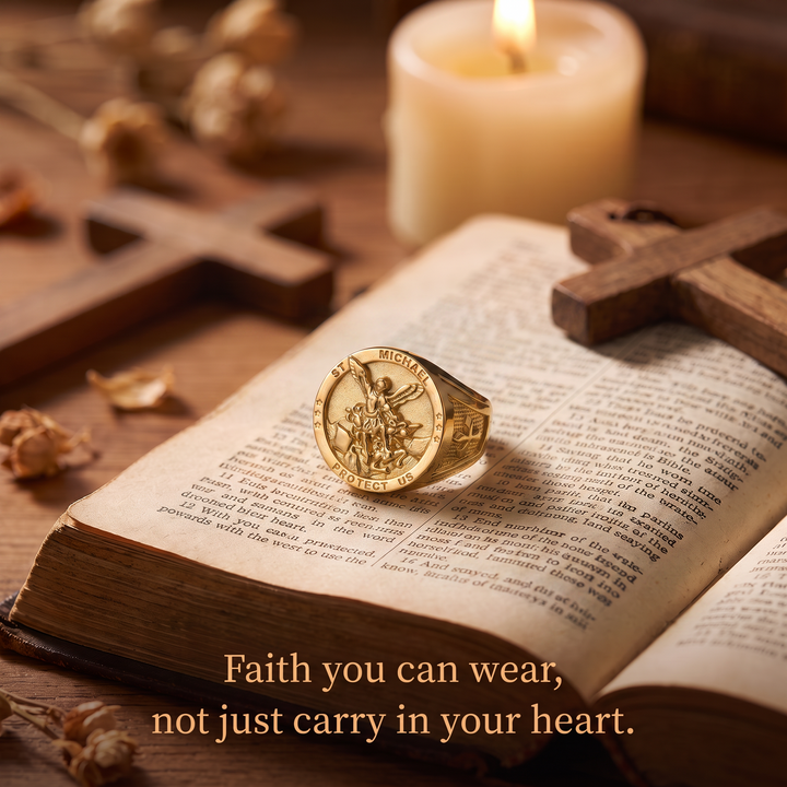 Blessed St Michael Ring