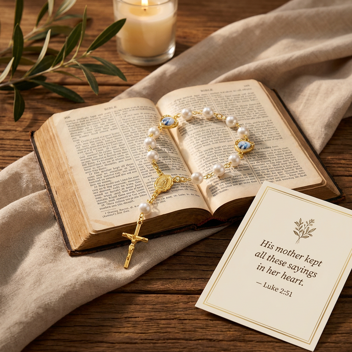 Blessed Virgin Mary Rosary Bracelet