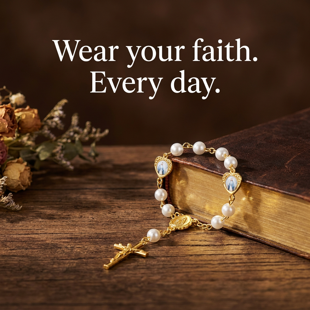 Blessed Virgin Mary Rosary Bracelet