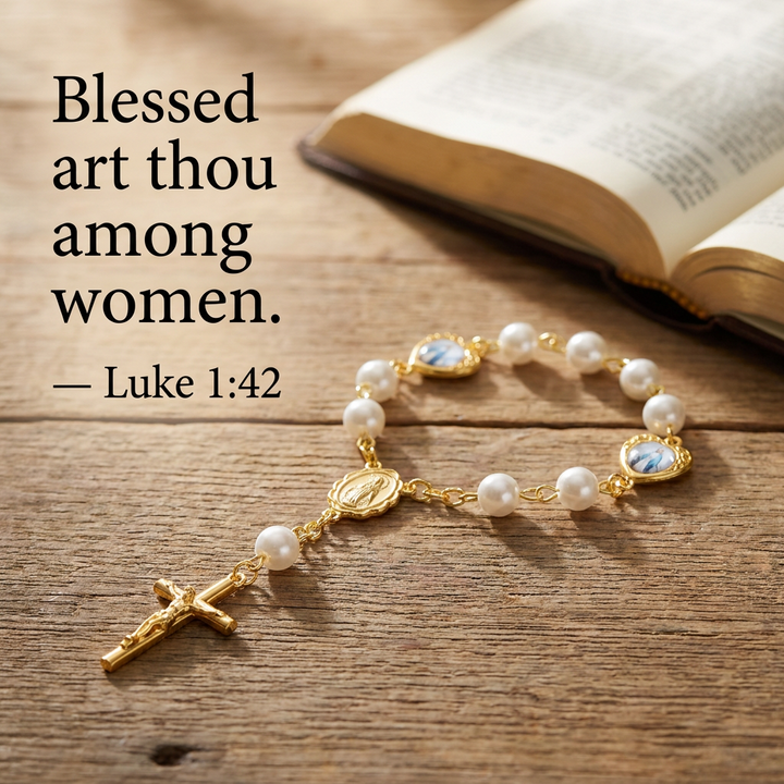 Blessed Virgin Mary Rosary Bracelet