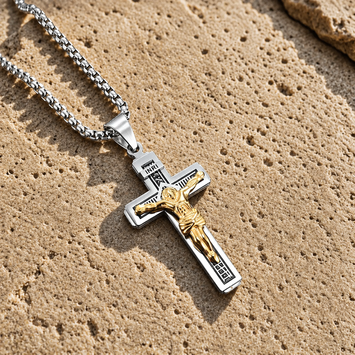Blessed Crucifix Pendant Necklace