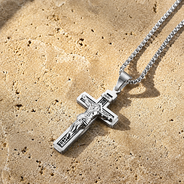 Blessed Crucifix Pendant Necklace