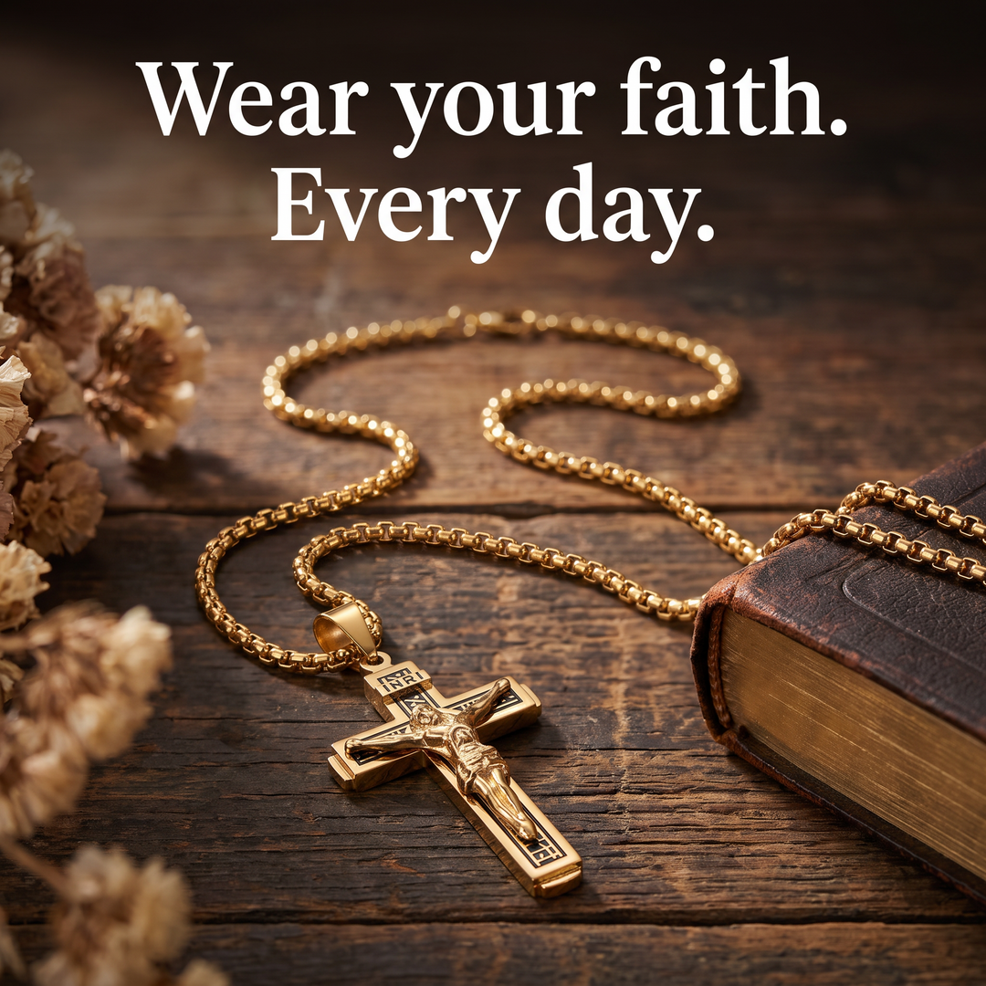 Blessed Crucifix Pendant Necklace