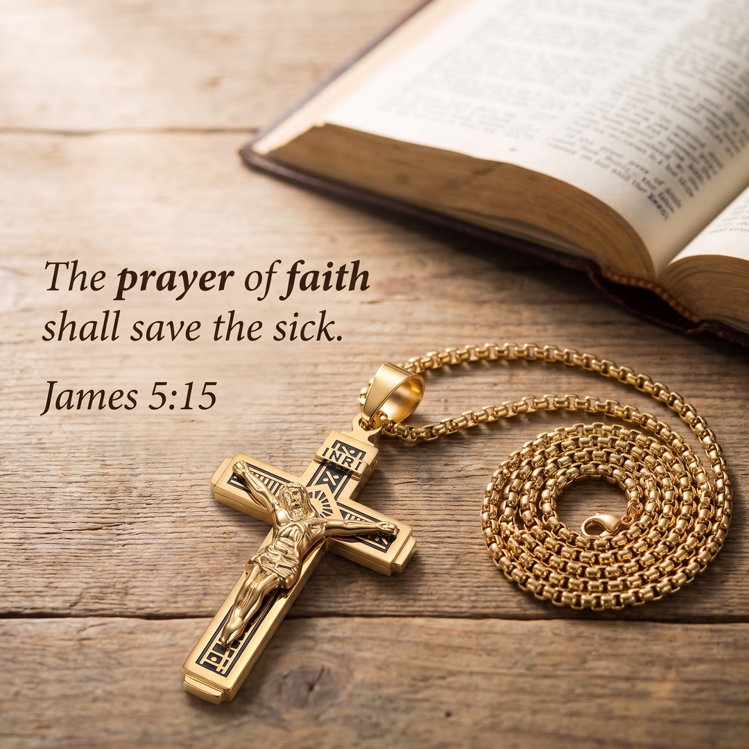 Blessed Crucifix Pendant Necklace