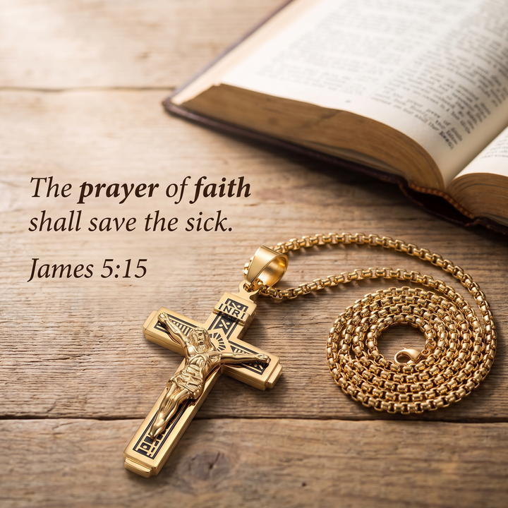 Blessed Crucifix Pendant Necklace