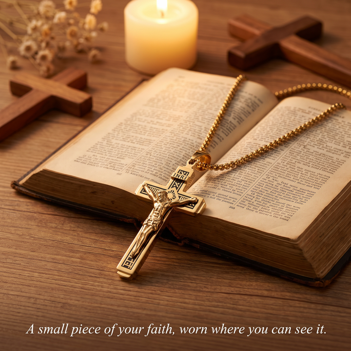 Blessed Crucifix Pendant Necklace