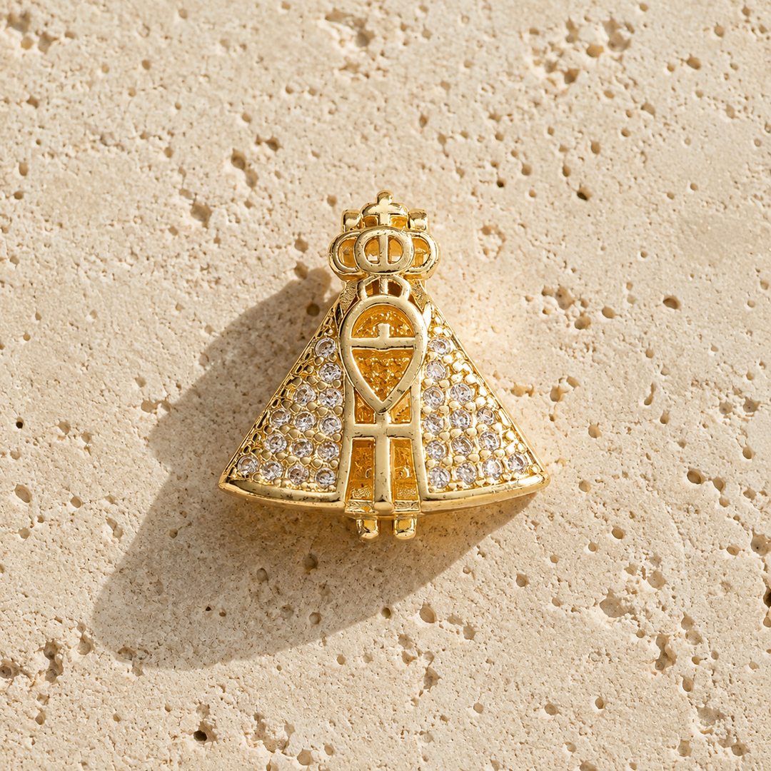Divine Crowned Mary Earrings