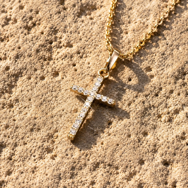 Divine Dainty Cross Necklace