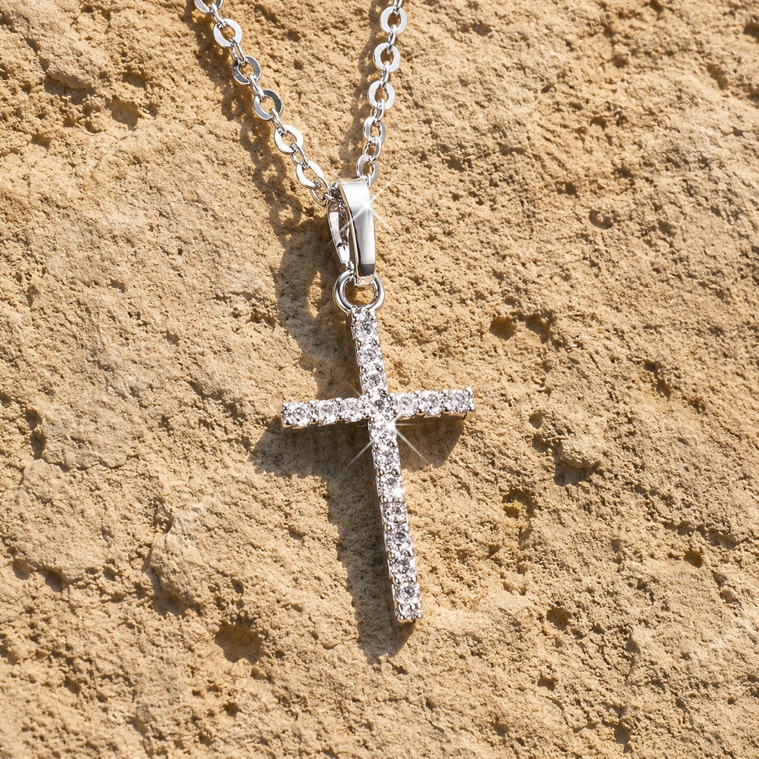 Divine Dainty Cross Necklace