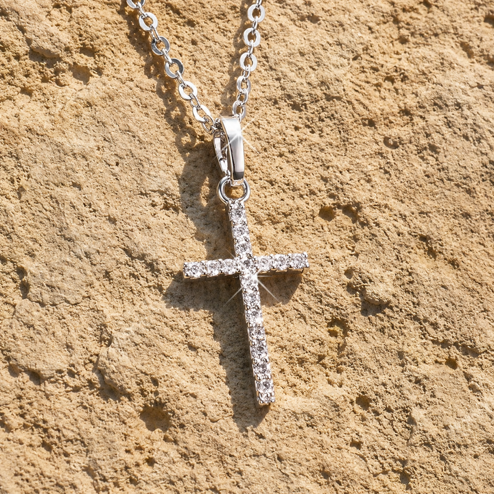 Divine Dainty Cross Necklace
