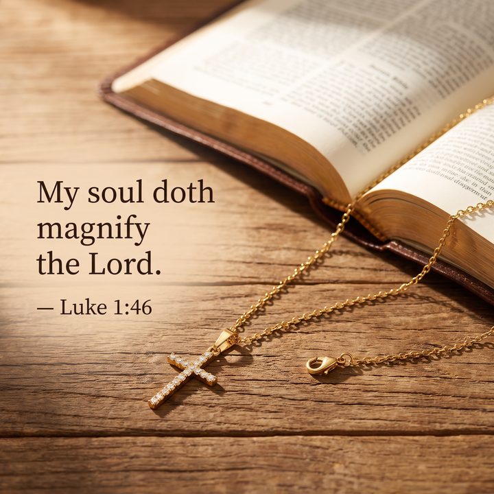 Divine Dainty Cross Necklace