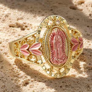 Divine Guadalupe Rose Gold Ring