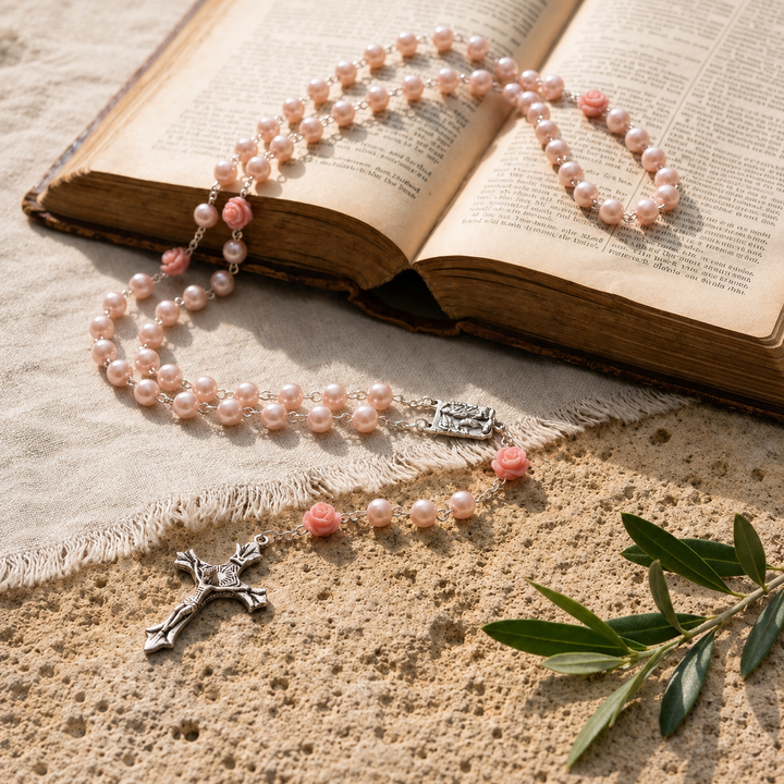 FREE TODAY: Divine Pink Rosary