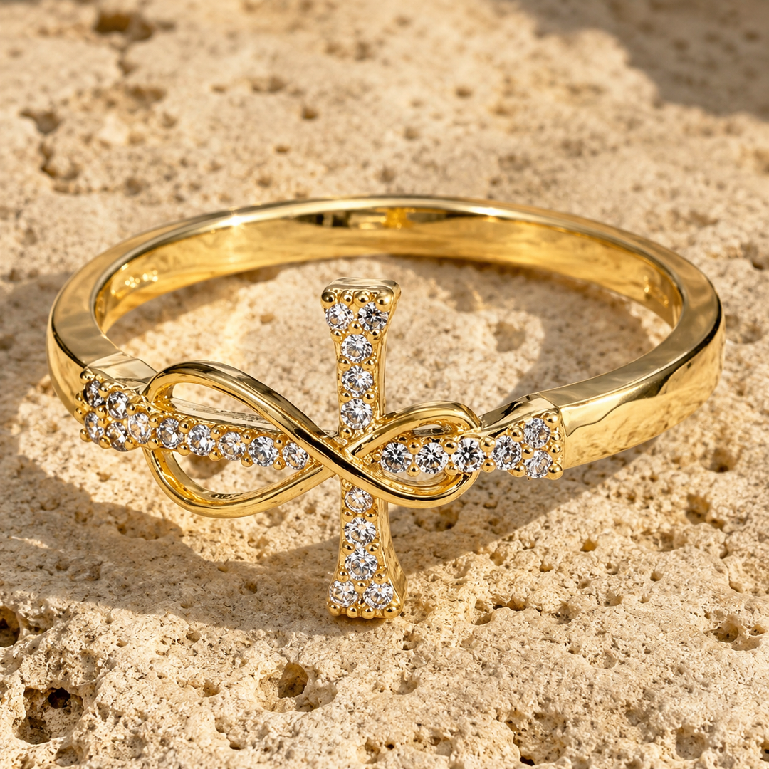 Eternal Infinity Cross Ring