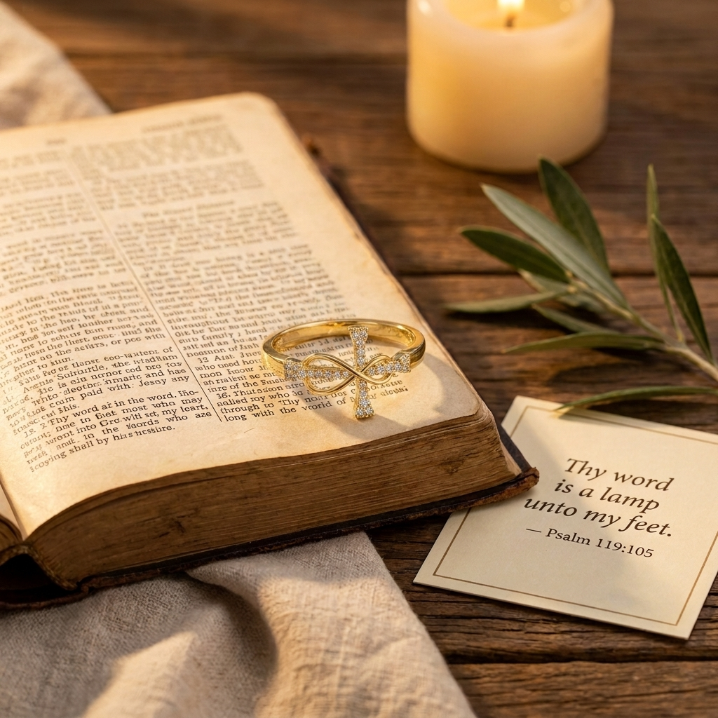 Eternal Infinity Cross Ring
