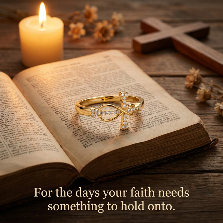 Eternal Infinity Cross Ring