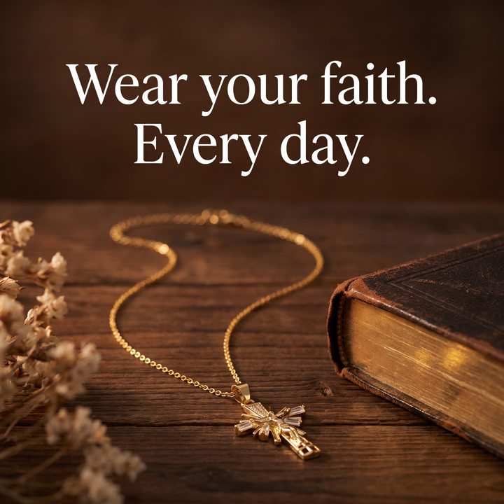 FREE TODAY: Holy Crucifix Cross Necklace