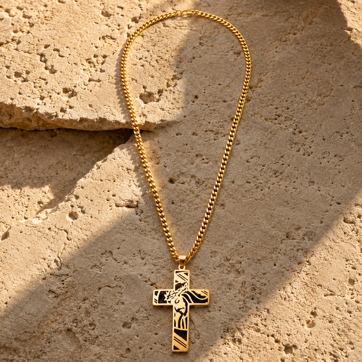 FREE TODAY: Holy Jesus Cross Pendant Necklace