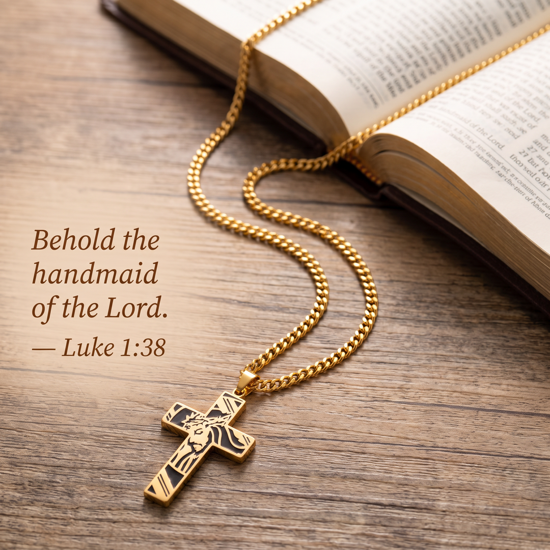 FREE TODAY: Holy Jesus Cross Pendant Necklace