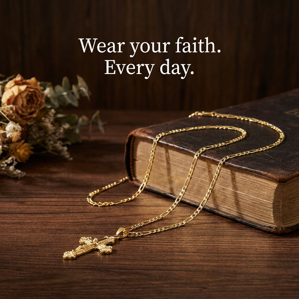 Grace Crucifix Pendant Necklace