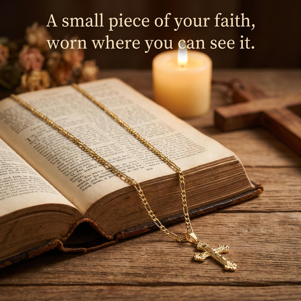 Grace Crucifix Pendant Necklace