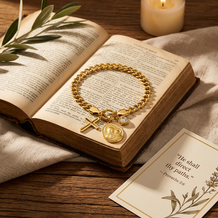 Grace Madonna Charm Bracelet