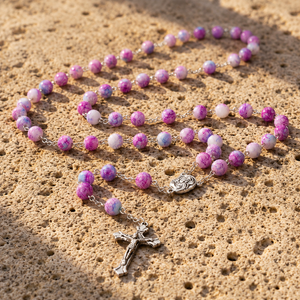 Grace Purple Glass Rosary