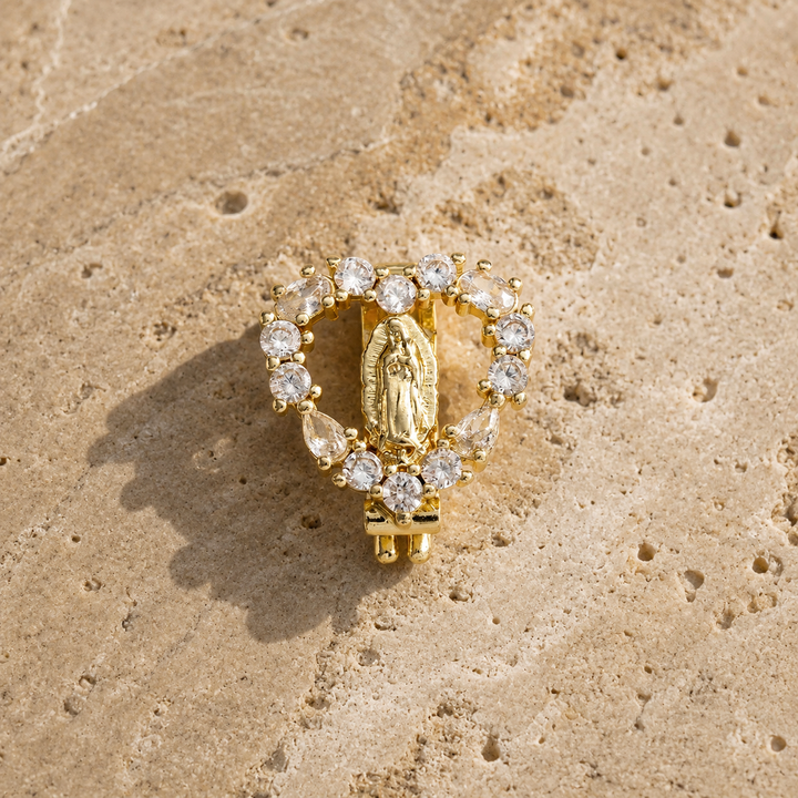 Grace Virgin Mary Drop Earrings