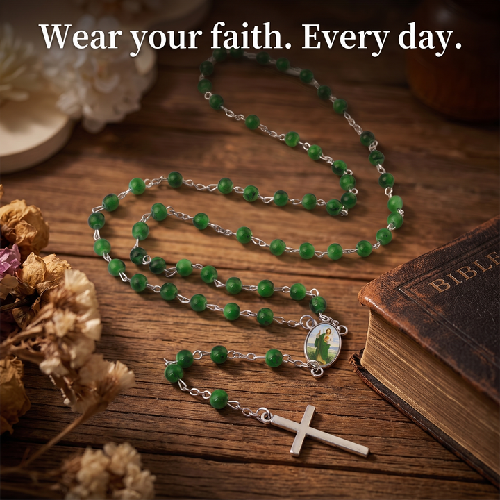 Blessed Green Jade Rosary