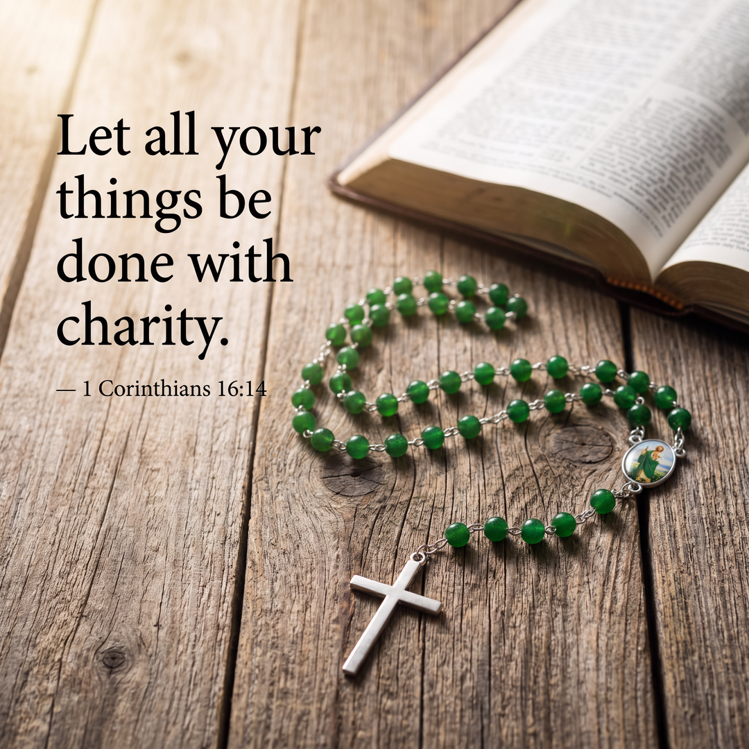 Blessed Green Jade Rosary