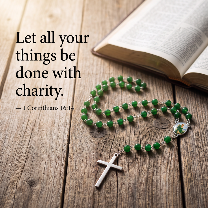 Blessed Green Jade Rosary