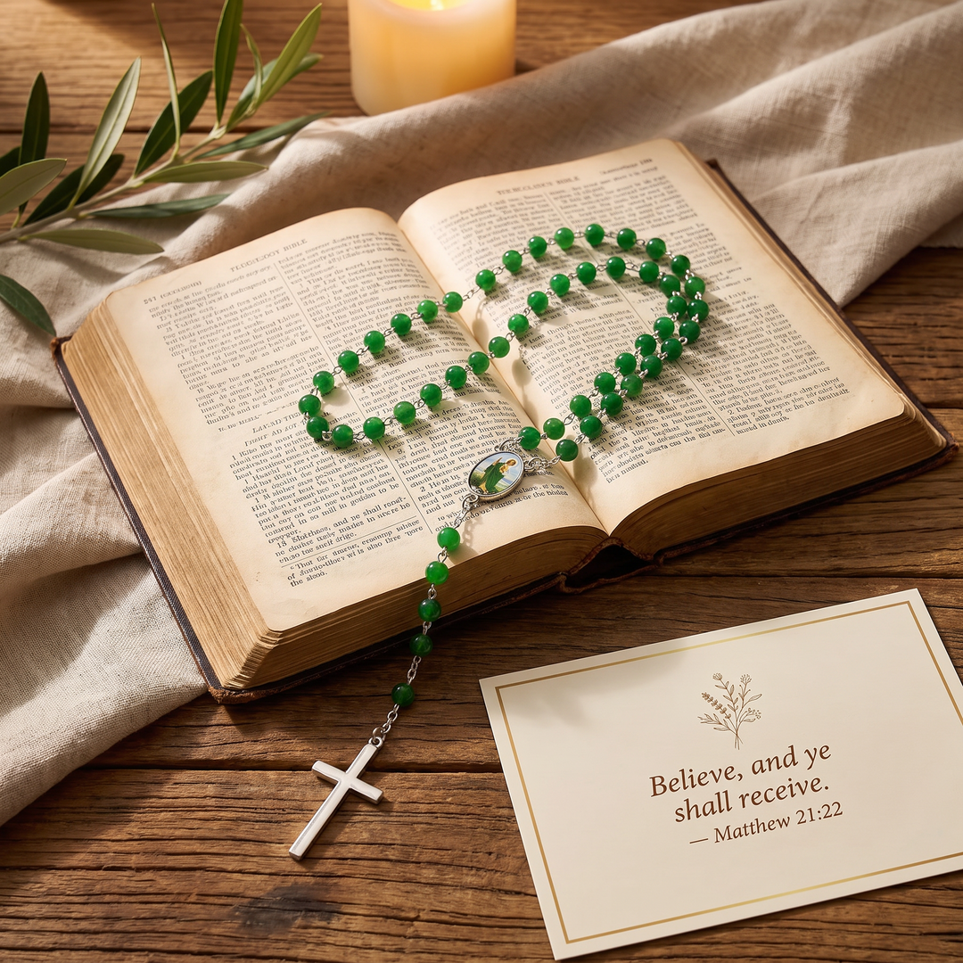 Blessed Green Jade Rosary