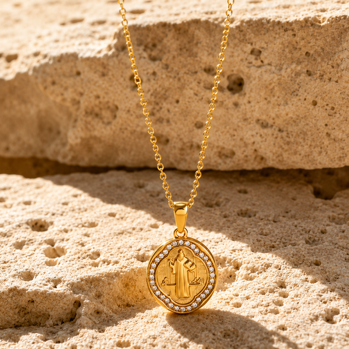 Guardian Benedict Medallion Necklace