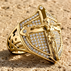 Guardian Cross Shield Ring