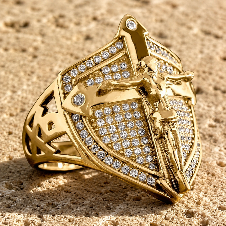 Guardian Cross Shield Ring